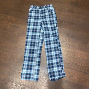 Urban plaid trouser